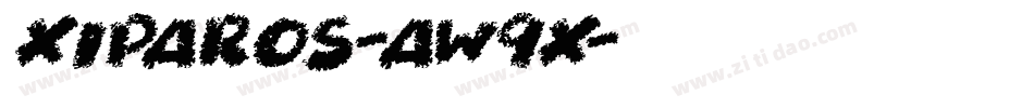 Xiparos-aw9x字体转换