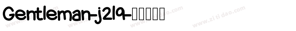 Gentleman-j2l9字体转换