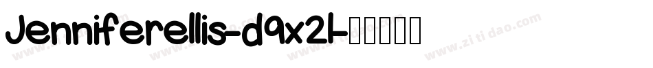 Jenniferellis-d9x2l字体转换 Jenniferellis-d9x2l字体转换