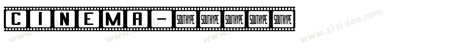 CINEMA字体转换