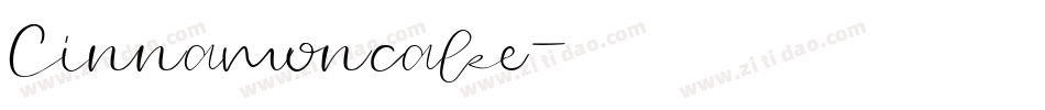 Cinnamoncake字体转换