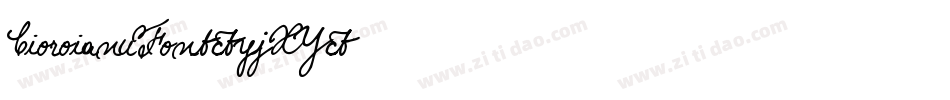 CioroianuFont-yjXY字体转换