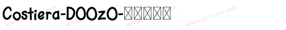 Costiera-DO0z0字体转换