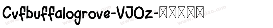 Cvfbuffalogrove-VJ0z字体转换