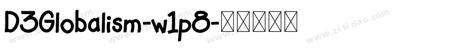 D3Globalism-w1p8字体转换