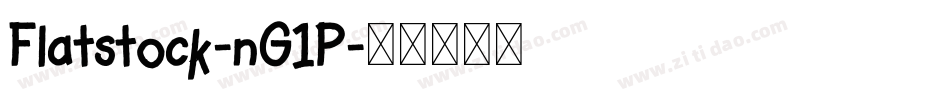 Flatstock-nG1P字体转换