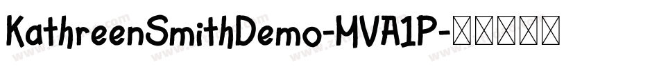 KathreenSmithDemo-MVA1P字体转换