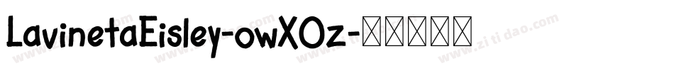 LavinetaEisley-owX0z字体转换