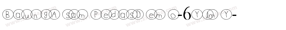 BaungAsamPedasDemo-6YjmY字体转换