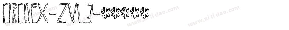 Circoex-zvl3字体转换