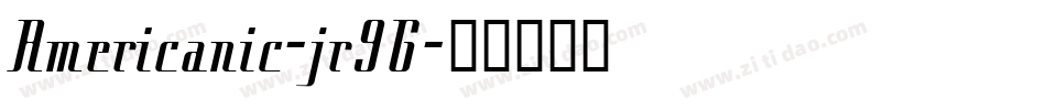 Americanic-jr9G字体转换