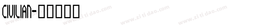 Civilian字体转换