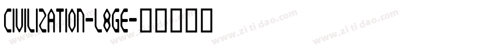 Civilization-L8GE字体转换