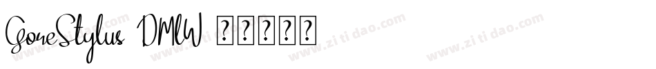 GoreStylus-DMlW字体转换