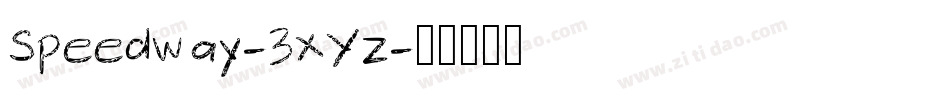 Speedway-3xYz字体转换