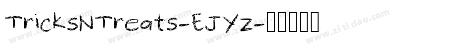 TricksNTreats-EJYz字体转换