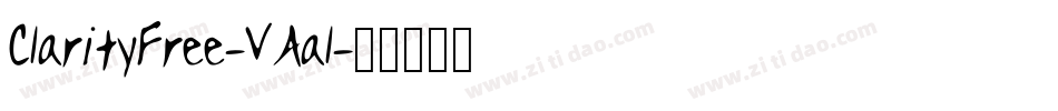 ClarityFree-VAal字体转换
