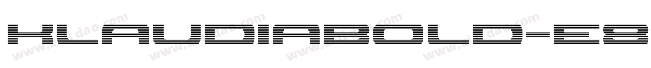 KlaudiaBold-E8Oe字体转换