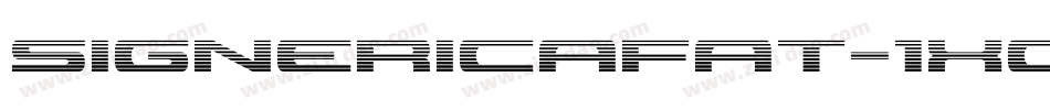 SignericaFat-1XOe字体转换 SignericaFat-1XOe字体转换
