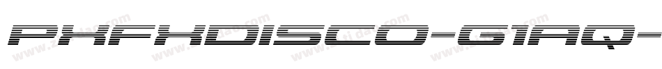 Pxfxdisco-g1aq字体转换