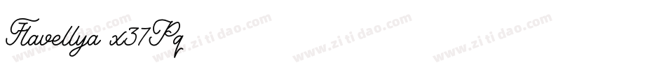 Flavellya-x37Pq字体转换