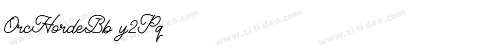 OrcHordeBb-y2Pq字体转换