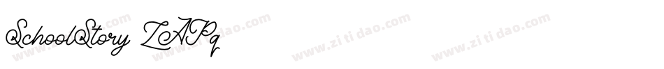 SchoolStory-ZAPq字体转换