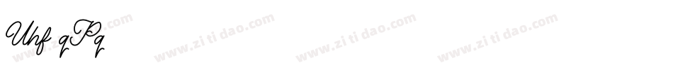 Uhf-qPq字体转换