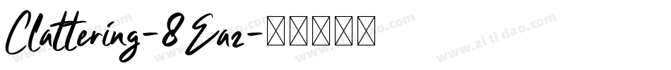 Clattering-8Eaz字体转换