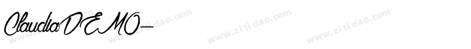 ClaudiaDEMO字体转换