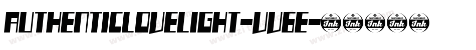 AuthenticLoveLight-vV6E字体转换