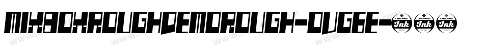 MixboxRoughDemoRough-OVG6e字体转换