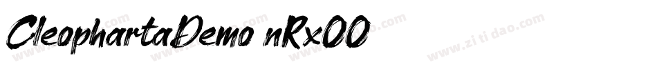 CleophartaDemo-nRxOO字体转换