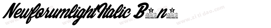 NewforumlightItalic-B0n3字体转换 NewforumlightItalic-B0n3字体转换