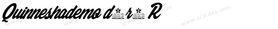 Quinneshademo-d9r7R字体转换