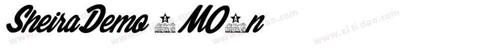SheiraDemo-8MO0n字体转换