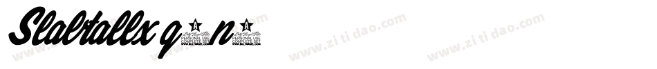 Slabtallx-q0n1字体转换 Slabtallx-q0n1字体转换