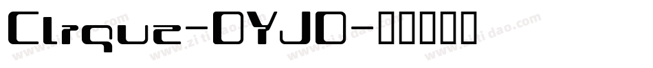 Clique-DYJD字体转换