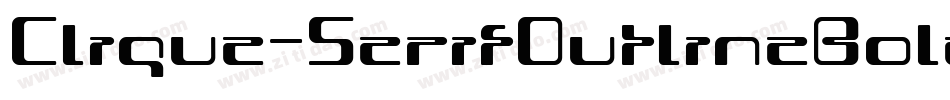 Clique-SerifOutlineBold字体转换