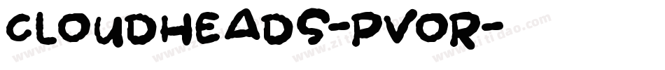 Cloudheads-pvoR字体转换