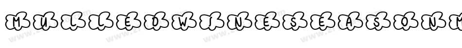 MulledWineSeasonMedium-mLLwG字体转换