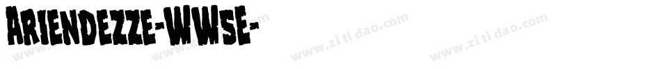 Ariendezze-WW5E字体转换