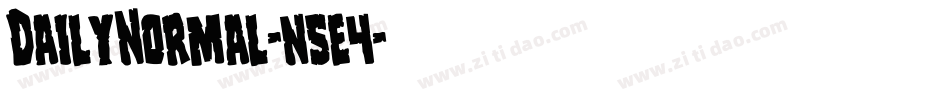 DailyNormal-n5e4字体转换