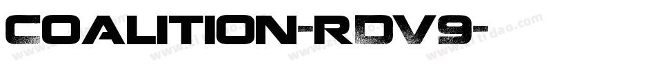 Coalition-rDV9字体转换
