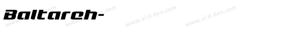 Baltareh字体转换