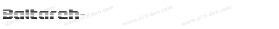 Baltareh字体转换