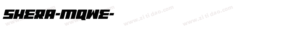 Shera-MqWe字体转换