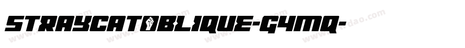 StrayCatOblique-g4Mq字体转换