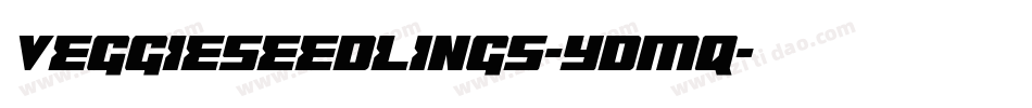 VeggieSeedlings-YdMq字体转换