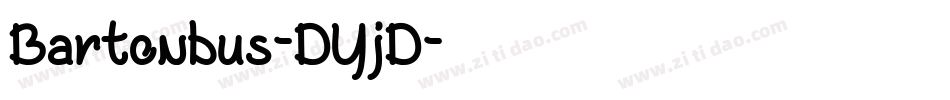 Bartonbus-DYjD字体转换